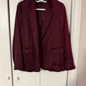 Dynamite Burgundy Blazer